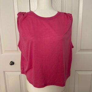 JoyLab Pink Cropped Fit Tank Sleeveless